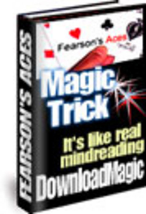Product picture Fearsons Aces Magic Trick trickery