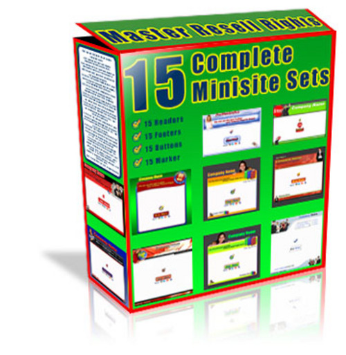 Product picture 15 Complete Mini Site Sets MRR
